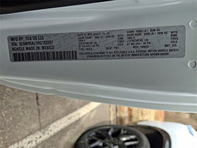 2024 RAM 2500 Tradesman Regular Cab 4x4 8' Box