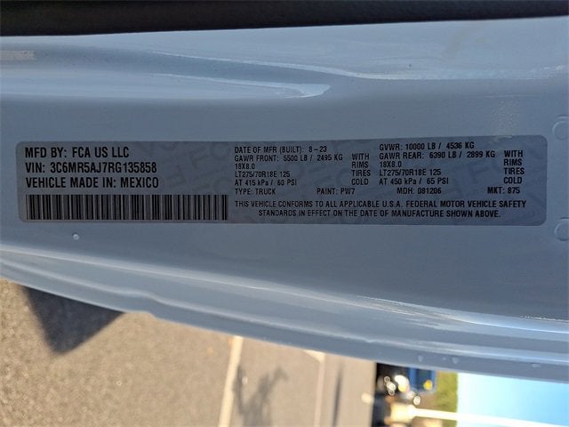 2024 RAM 2500 Tradesman Regular Cab 4x4 8' Box