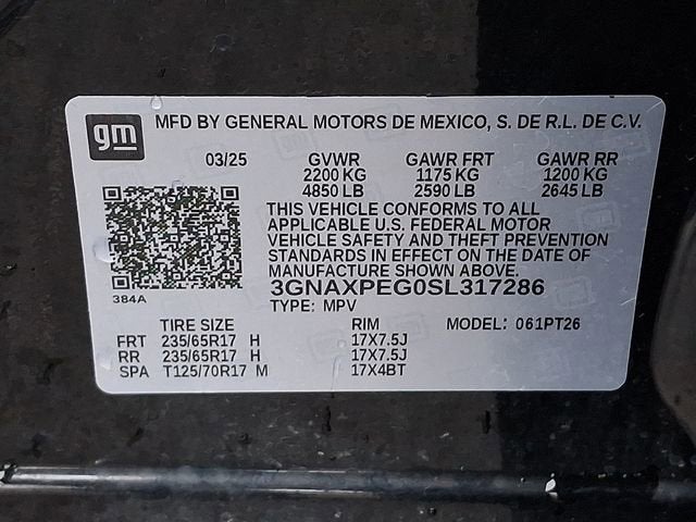 2025 Chevrolet Equinox LT