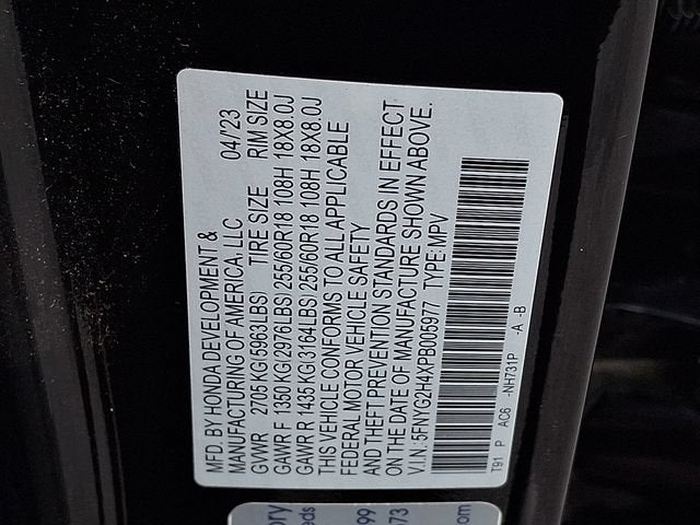 2023 Honda Pilot 2WD EX-L 8 Passenger