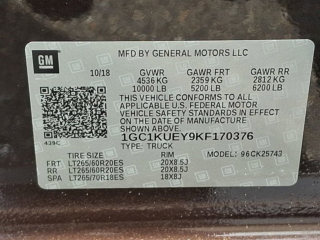 2019 Chevrolet Silverado 2500 HD High Country