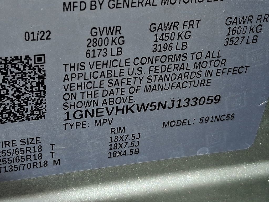 2022 Chevrolet Traverse LT Leather