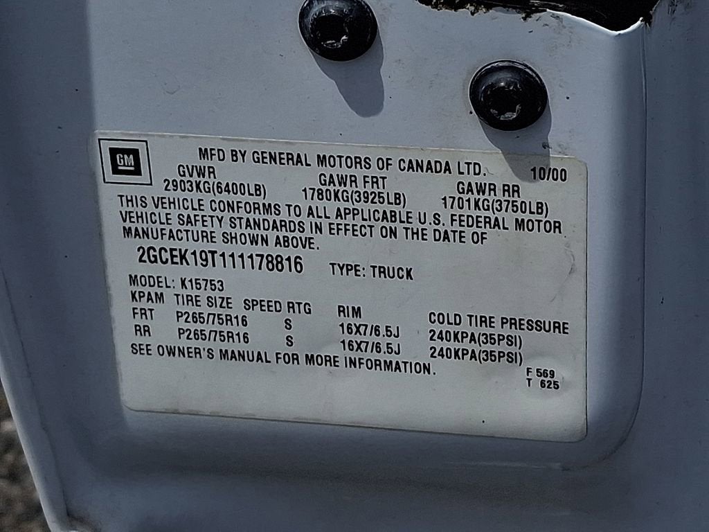 2001 Chevrolet Silverado 1500 LT