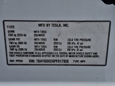 2023 Tesla Model Y Long Range