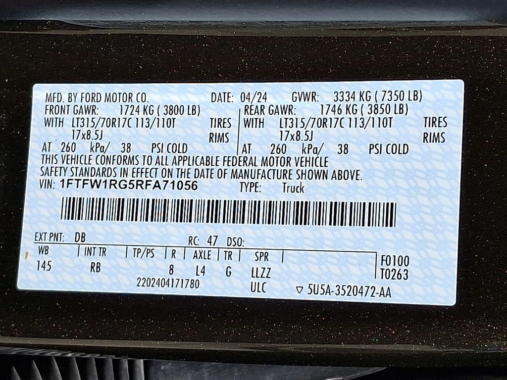 2024 Ford F-150 Raptor