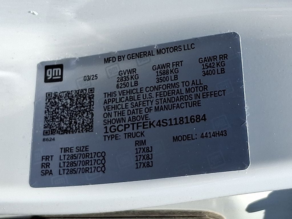 2025 Chevrolet Colorado ZR2