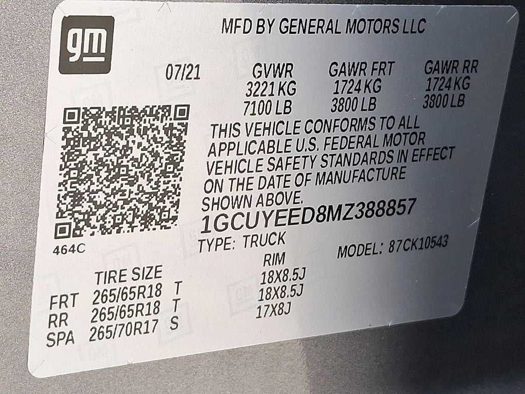 2021 Chevrolet Silverado 1500 RST