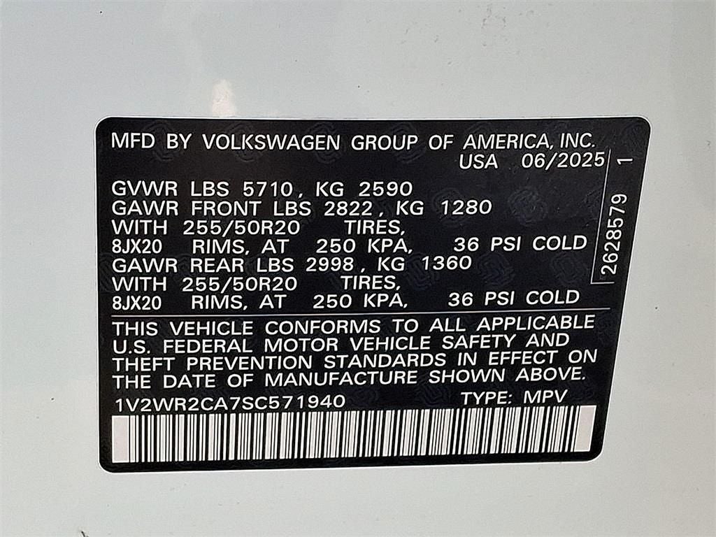 2025 Volkswagen Atlas 2.0T SE w/Technology