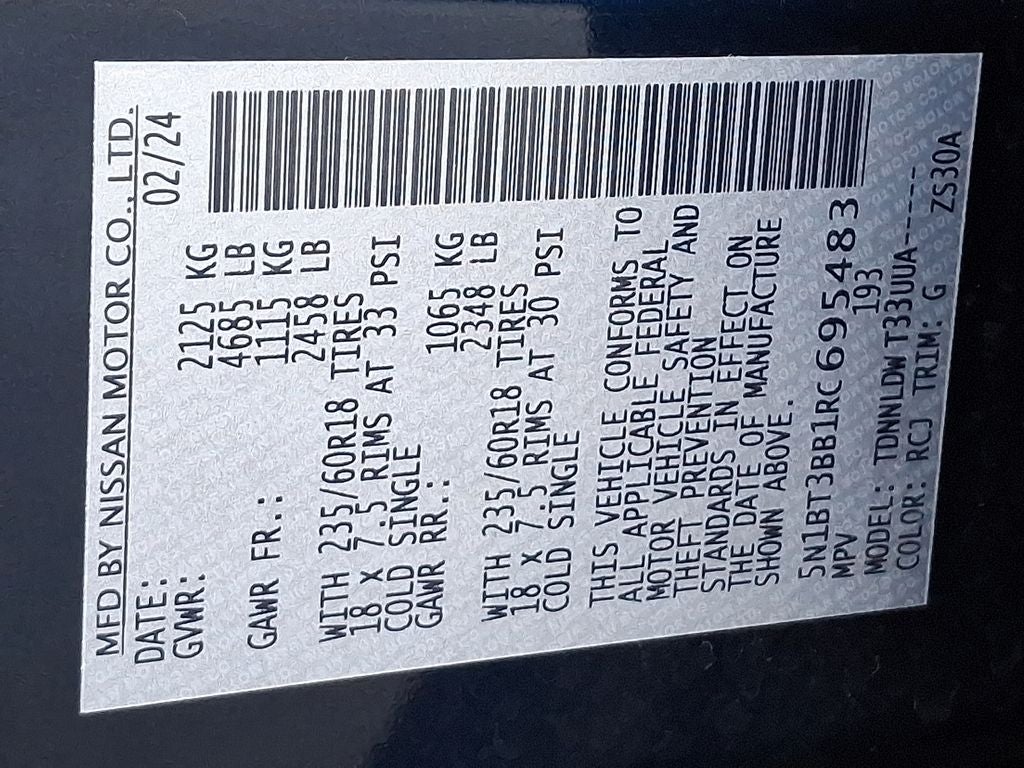 2024 Nissan Rogue SV