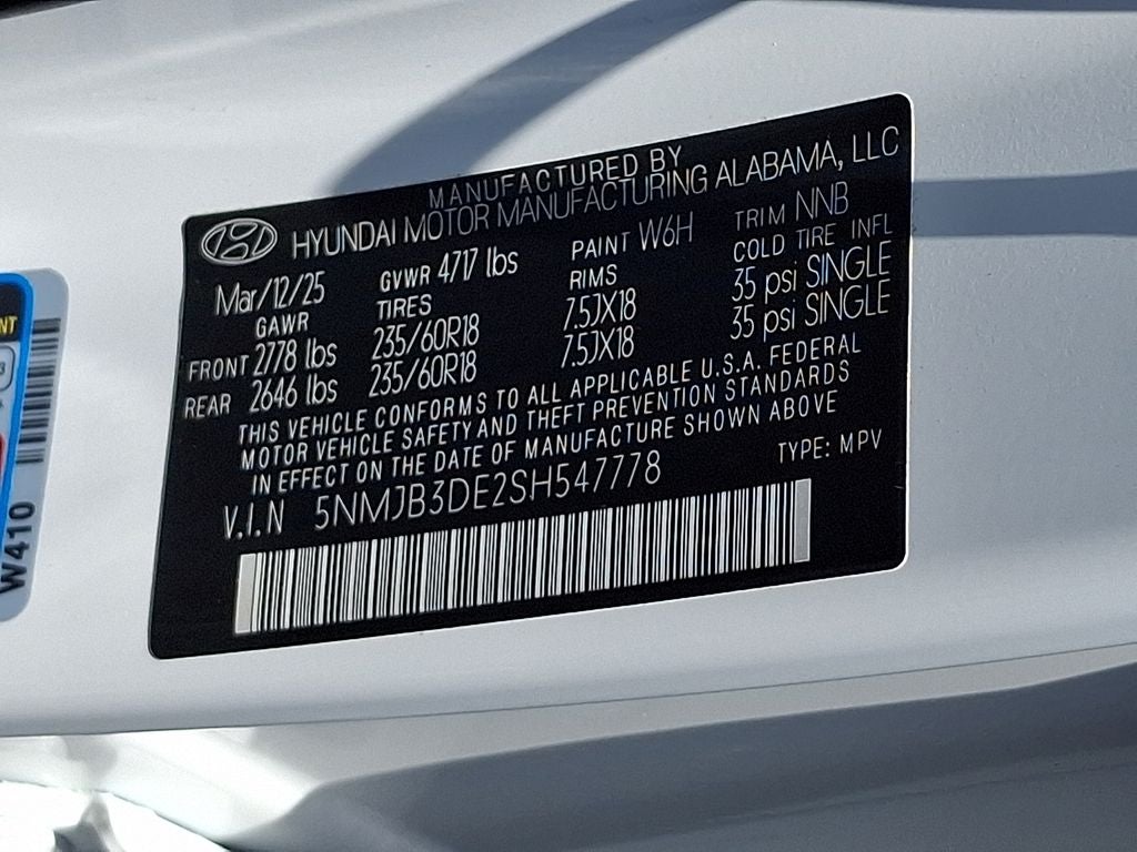2025 Hyundai Tucson SEL