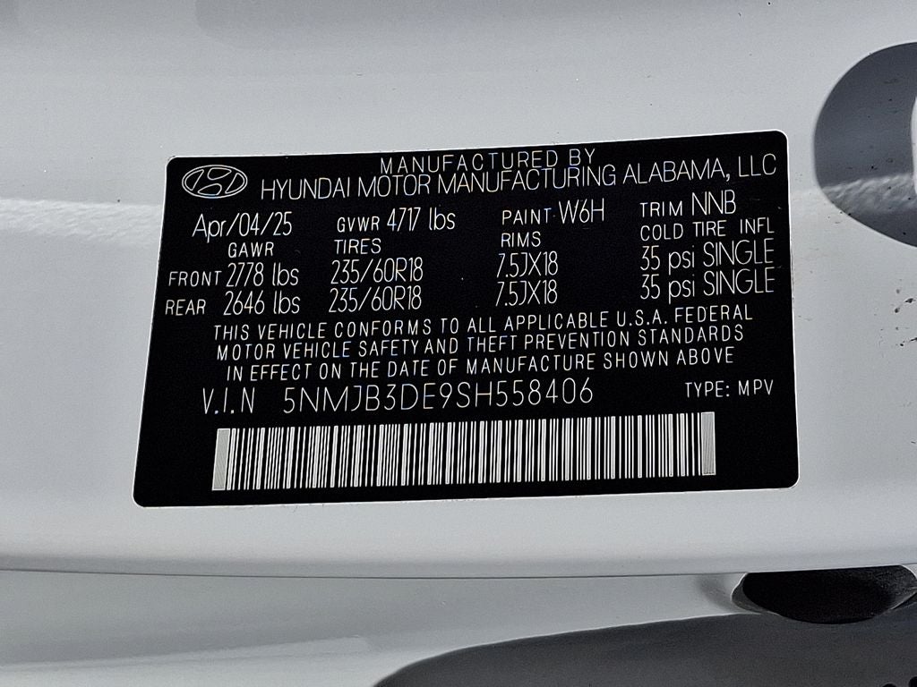 2025 Hyundai Tucson SEL