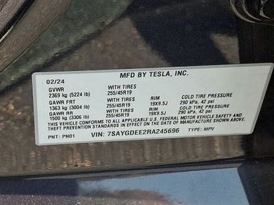 2024 Tesla Model Y Long Range