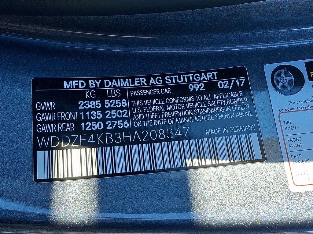 2017 Mercedes-Benz E-Class E 300 4MATIC®