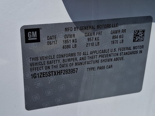 2017 Chevrolet Malibu 1LT
