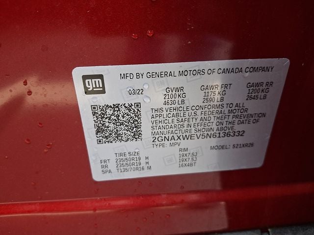 2022 Chevrolet Equinox AWD RS