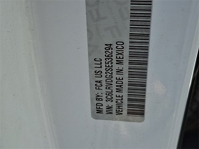 2025 RAM ProMaster 2500 Cargo Van Tradesman High Roof 159' WB w/Pass Seat