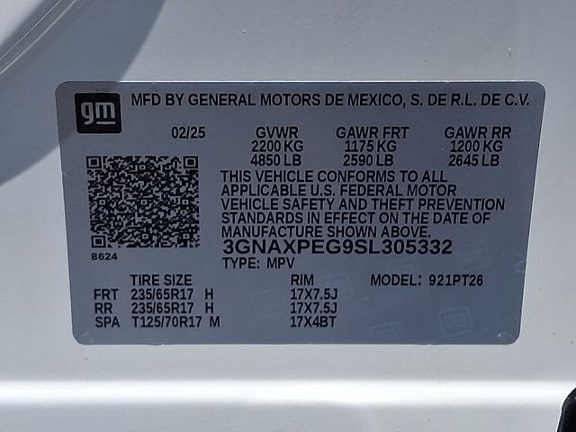 2025 Chevrolet Equinox AWD LT