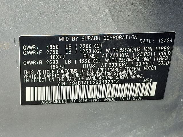 2025 Subaru Outback Onyx Edition