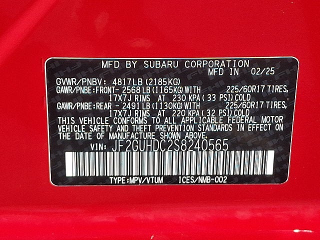 2025 Subaru Crosstrek Premium