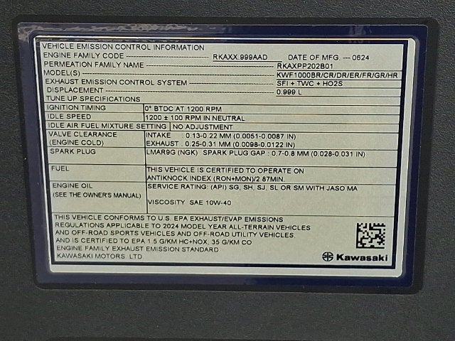 2024 Kawasaki Ridge HVAC