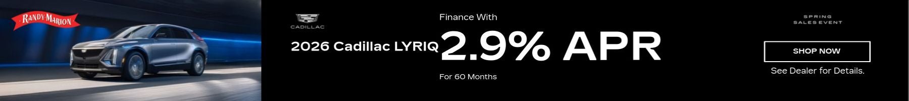 2026 Cadillac Lyriq 2.9% APR