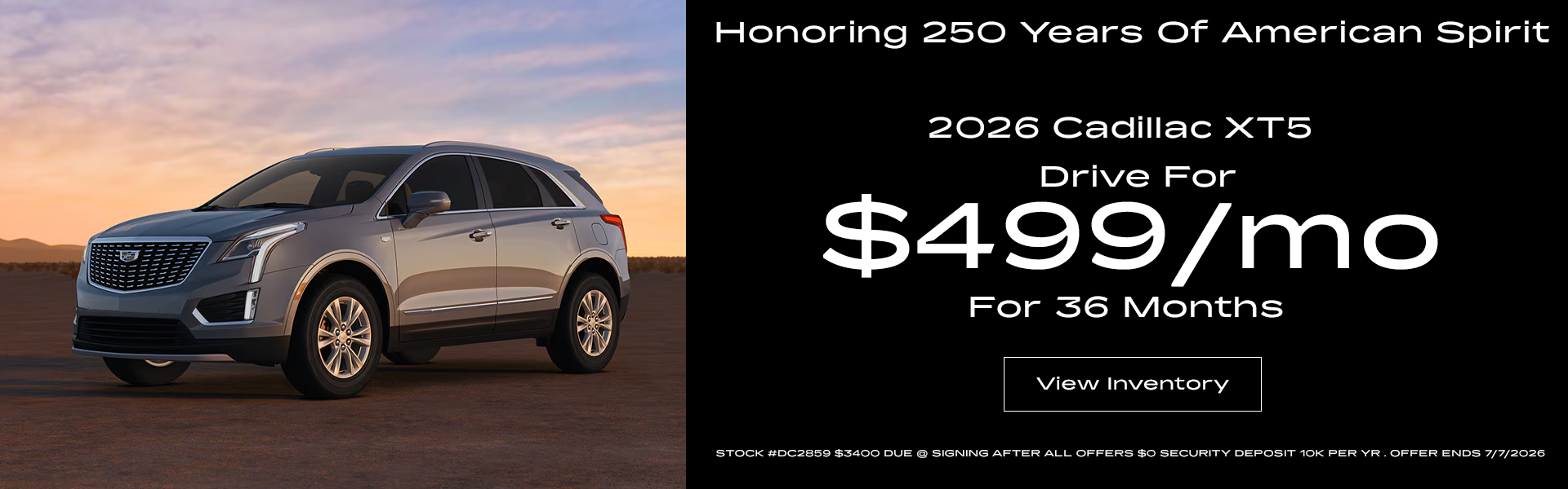 XT% June $499/mo for 36 months